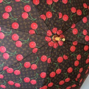 Louis Vuitton Umbrella Takashi Murakami Monogram Cerises AUTHENTIC-  Collectible in 2023